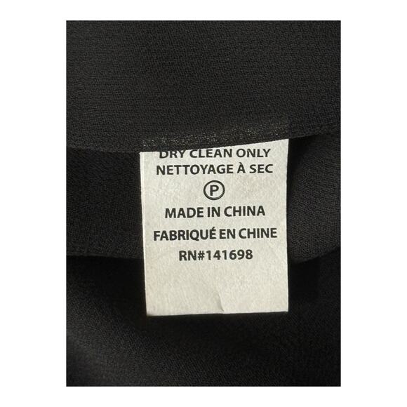 Ramy Brook Leah one shoulder minidress dress black size Large L - Picture 7 of 9